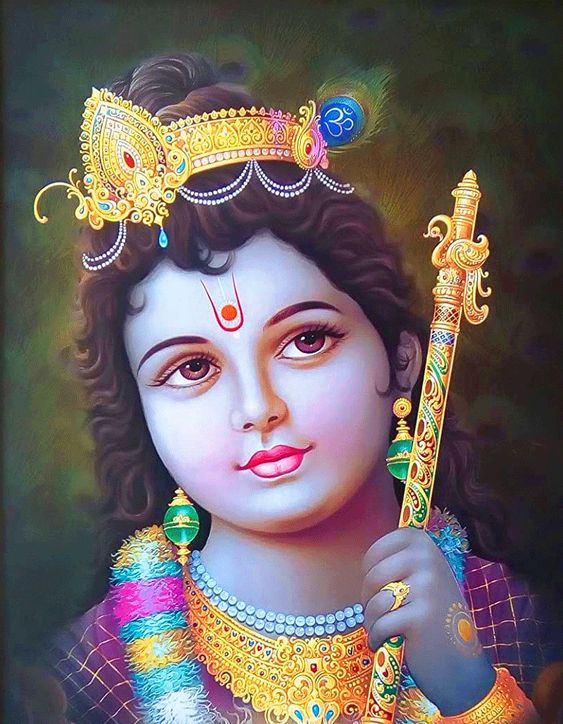 HD wallpaper: Cute Lord Krishna, Hindu deity digital wallpaper, God, flower  | Wallpaper Flare